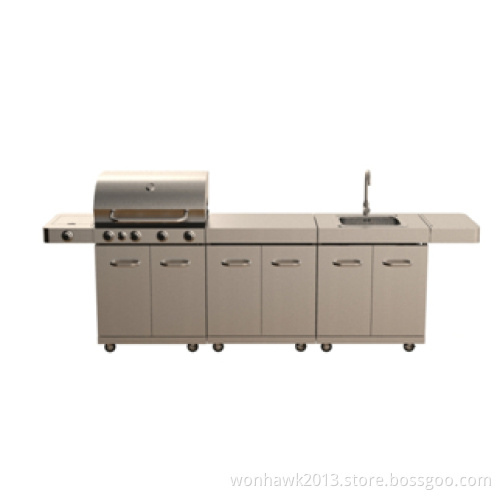 Outdoor Kitchen Gas BBQ Grill